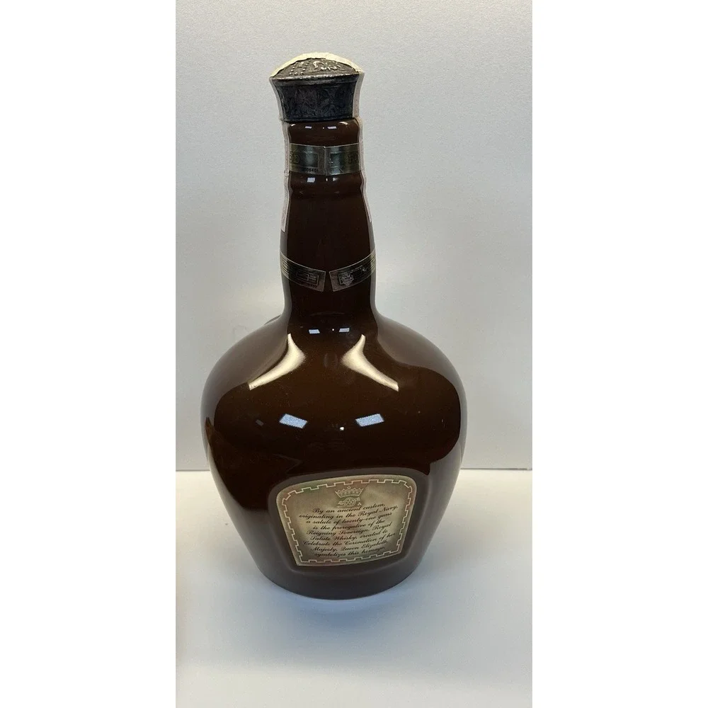 Chivas Royal Salute 21 Years Old Whisky Brown Bottle In Box With Velvet BagEMPTY